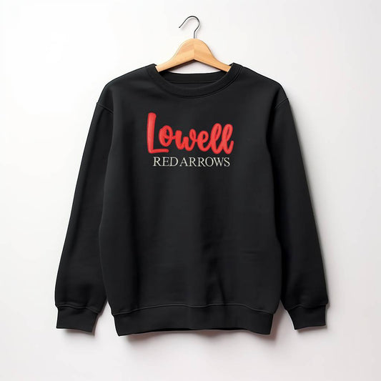 Dual-colored Lowell Red Arrows Crewneck Sweatshirt