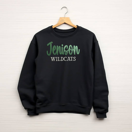 Dual-colored Jenison Wildcats Crewneck Sweatshirt