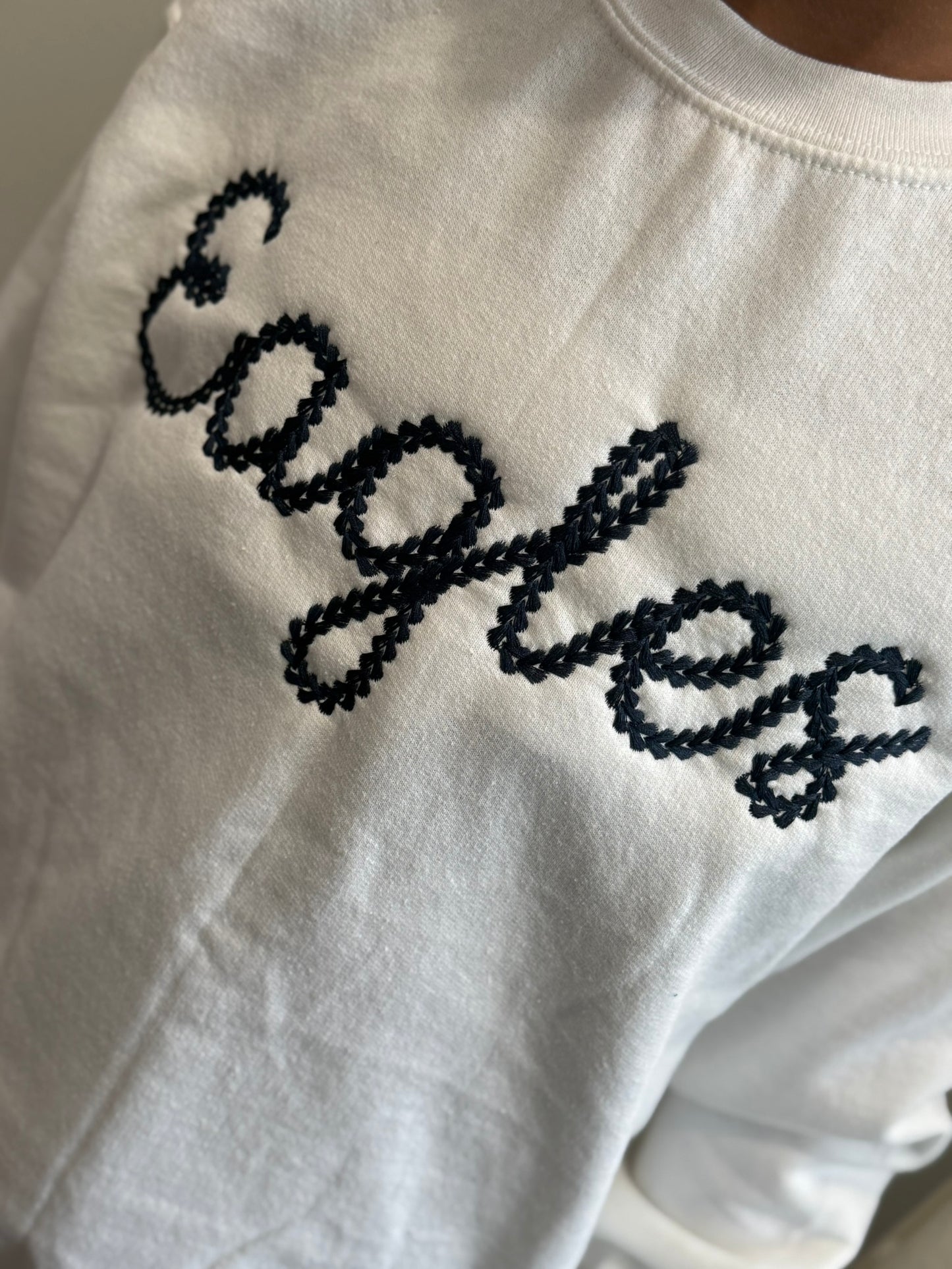 Chain Stitch Crewneck