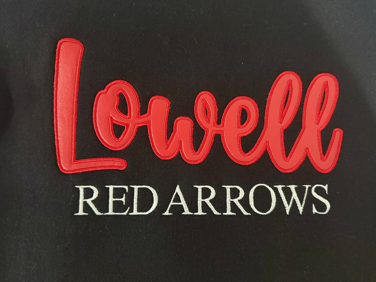 Dual-colored Lowell Red Arrows Crewneck Sweatshirt