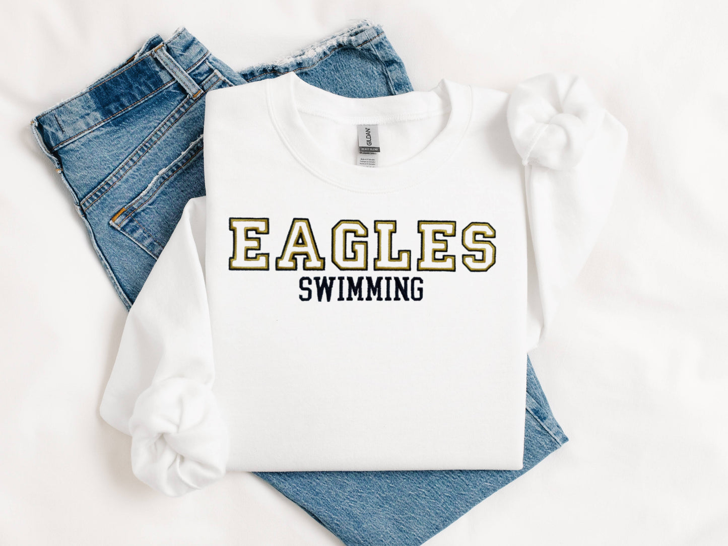 Eagles Swimming